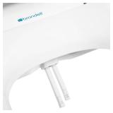 Brondell Ecoseat White Round Slow-Close Bidet Toilet Seat
