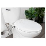 Brondell Ecoseat White Round Slow-Close Bidet Toilet Seat
