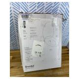 Brondell Ecoseat White Round Slow-Close Bidet Toilet Seat