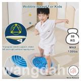 Balance Board for Kids, 20 inch Maze Rocking Seesaw with 2 Balls, 3 Replacement Labyrinth Boards, Toddler Wobble Board for Sensory Training, Non-Slip Pedals, Max Load 130 Lbs