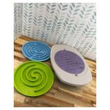 Balance Board for Kids, 20 inch Maze Rocking Seesaw with 2 Balls, 3 Replacement Labyrinth Boards, Toddler Wobble Board for Sensory Training, Non-Slip Pedals, Max Load 130 Lbs