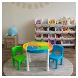 Journey Extra Large Toy Storage Organizer with 20 Storage Bins Natural/White - Humble Crew