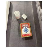 Real Glass Top Ludo Board Game 17 inches by 17 inches, Ludo Board Game with 16 Tokens and 2 Dice,