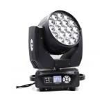 Retails for $139! 19x15W Zoom Beam Wash Moving Head Light for Stage Lighting Effect with RGBW 4in1 LED and DMX Control Dj Disco and Nightclub
