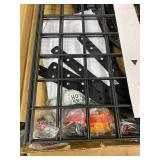 Retails for $110! FLEXIMOUNTS 4x8 Overhead Garage Storage Rack, Adjustable Garage Storage Organization System, Heavy Duty Metal Garage Ceiling Storage Racks, 600lbs Weight Capacity, Black