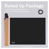 SAPID 32"x24" Extra Large Silicone Mat With Raised Edge, Rolled-Up Silicone Mats For Kitchen Counter Heat Resistant Silicone Mat With Lip, Thick Countertop Protector Mat,Silicone Mats For Crafts,Black