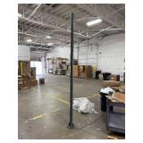 10ft Sun Shade Sail Pole 1 Pack - Outdoor Sunshade Sail Post with Carabiner Snap Steel Metal Heavy Duty Pole Kit for Support Light String,Sunshade Sail,Canopy - Thickness 1.7mm