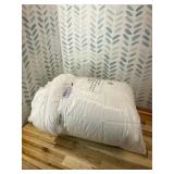 DROVAN Mattress Topper Queen Size - Extra Thick Mattress Pad Cover - Pillow Top Deep Pocket with Breathable 7D Spiral Fiber Filling Cooling Mattress Cover
