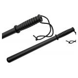 SZCO Supplies 21-Inch Heavy-Duty Tire Thumper Black Polypropylene Baton with Ribbed Handle and Wrist Lanyard Truck Tire Pressure Checker, Glass Breaker, Self-Defense, and Utility Tool