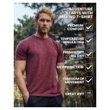 Merino.tech Merino Wool T-Shirt Mens - 100% Merino Wool Undershirt Lightweight Base Layer