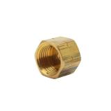 1/4 in. OD Compression Brass Cap Fitting