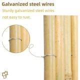 Natural Bamboo Fence, 4 ft x 6 ft Bamboo Fencing Screen for Garden, Rolled Privacy Fence Screen for Indoor or Outdoor (1.2m x 1.8m Approx)
