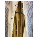 Natural Bamboo Fence, 4 ft x 6 ft Bamboo Fencing Screen for Garden, Rolled Privacy Fence Screen for Indoor or Outdoor (1.2m x 1.8m Approx)