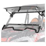 Retails for $250! KEMIMOTO 19-23 XP 1000 Flip Up Windshield Upgraded Fit and Seal, Compatible with 2019-2023 Polaris RZR XP 1000 /RZR XP Turbo 2 and 4 Seater, Heavy Duty 2-IN-1 Folding Window Hard Coa