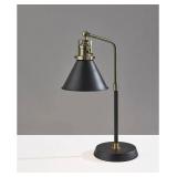 Adesso SL3740-01 Arthur Desk Lamp, Black and Gold