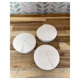 Retails for $122! TP-Link Deco Mesh WiFi System(Deco M5) Up to 5,500 sq. Ft. Whole Home Coverage and 100+ Devices,WiFi Router/Extender Replacement, Anitivirus, 3-pack 3-5 Bedrooms, 3-pack