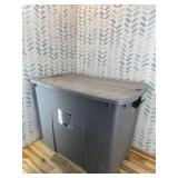 Sterilite 136 Qt./34 Gal. Latching Storage Bin - Gray