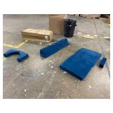 6 Piece Play Couch Navy Blue