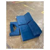 6 Piece Play Couch Navy Blue