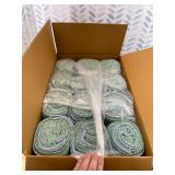 (12 Pack) Sac Sage Green Throw Blanket 50"x70", Super Soft Warm Microfiber Blankets Cozy Knit Fuzzy Lightweight Oversized Throws for Couch, Sofa, Bed, Camping, Picnic (Sage Green, 51x67 inches