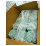 (12 Pack) Sac Sage Green Throw Blanket 50"x70", Super Soft Warm Microfiber Blankets Cozy Knit Fuzzy Lightweight Oversized Throws for Couch, Sofa, Bed, Camping, Picnic (Sage Green, 51x67 inches