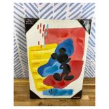 POP Creations Officially Licensed Disney Mickey Mouse Clubhouse Wall Art 13" x 19" Ready-to-Hang Canvas Print for Kids Bedroom, Playroom, Living Room, or Nursery