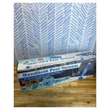 Cordless Pool Vacuum with Telescopic Pole, 18.5 GPM Powerful Suction, 1.5H Supercharge Technology, Handheld Rechargeable Pool Vacuum Cleaner for Above Ground/Inground Pools, Hot Tubs, Spas