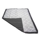 JJ Cole Outdoor Toddler Blanket - Water-Resistant Outdoor Blanket With Adjustable Bag Strap - Stone Arbor - 58" x 84"