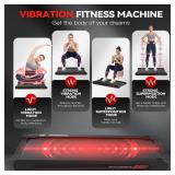 Retails for $170! Sperax Walking Vibration Pad with APP, 3 in 1 Under Desk Treadmill, 2.5HP Low Noise Walking Treadmill Pad with Remote Control,Portable Treadmills for Home Office
