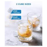 COWSAR Ice Maker Countertop, Portable Ice Machine with Self-Cleaning, 26.5 lbs/24Hrs, 8 Ice Cubes in 6 Mins, Ice Basket and Scoop, Ideal for Home, Kitchen, Bar, Camping