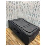 Retails for $160! SwissGear Sion Softside Expandable Luggage, Dark Grey, Checked-Large 29-Inch