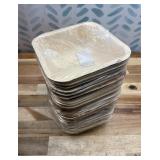 Mini Disposable Bamboo Bowls for Weddings, Parties, Event Appetizers - Biodegradable & Compostable Party Supplies (5.5