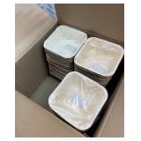 Mini Disposable Bamboo Bowls for Weddings, Parties, Event Appetizers - Biodegradable & Compostable Party Supplies (5.5