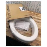 Carex Toilet Seat Riser, Elongated Raised Toilet Seat Adds 3.5 inches to Toilet Height, for Assistance Bending or Sitting, 300 Pound Weight Capacity Toilet Riser