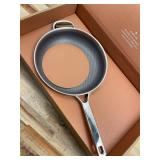 Retails for $179! Our Place Titanium Always Pan Pro - 10.6 (2.8 Qt) No-Coating Nonstick Skillet | Tri-Ply Titanium & Stainless Steel | Safe for Oven, Induction & All Cooktops up to 1000 F | Includes S