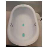 Frida Baby 4-in-1 Grow-with-Me Baby Bathtub, Baby Tub for Newborns to Toddler with Removable Bath Seat & Backrest for Bath Support in Tub.  MISSING GREEN BATH SUPPORT.