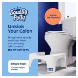 Squatty Potty Simple Curve Toilet Stool.