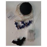 Halloween Purple LED lights with 3 Bats