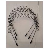 Metal Headbands for Women Men - Wavy Spring Non-Slip Sports Hair Band, Lightweight Unisex Hair Hoop for Workouts & Active Lifestyle