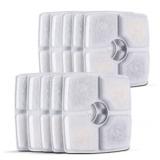 Cat Water Fountain Filters,7 Pack Replacement Filter Fit for Top Square 84oz/2.5L Cat Pet Fountain, 3 Filtration System
