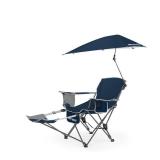 Sport-Brella SB Recliner Chair Midnight, Beach Outdoor Patio, Blue, 1PK (USED)
