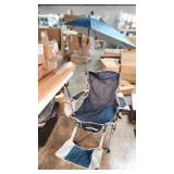 Sport-Brella SB Recliner Chair Midnight, Beach Outdoor Patio, Blue, 1PK (USED)