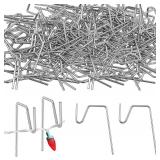 Yotako Metal Gutter Hooks for Outdoor Christmas Lights, Weatherproof Christmas Light Clips Gutter Clips Holiday Light Clips Gutter Guard Light Clips for Christmas