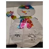 Christmas Decor Balloons, 5pcs Xmas Party Supplies Colorful Snowman Foil Balloons for Christmas Themed Party Birthday Party Supplies Decoration