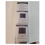 AOSKY Cordless Roller Shades Blackout Blinds for Windows Room Darkening Rolled Up Shades with Spring System, UV Protection Window Shades Door Blinds for Home and Office (45 W x 72" H, Black) "