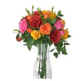 8 inch Clear Glass Flower Vases for Flower Bouquet Decoration Home Centerpiece Wedding Decor Gift