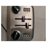 Cuisinart 4 Slice Toaster, Compact Stainless Steel Toaster with Extra-Wide Slots for Toasting Bread, French Toast, Bagels and Pastries, Defrost & Reheat Functions, CPT-180P1, Brushed Stainless(one sid