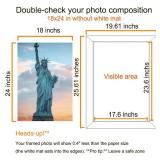 SESEAT 18x24 Frame Black, Display Pictures18x24 without Mat, Photo Frames Wall Gallery, 1 Pack
