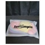 SERISIMPLE Women Viscose Bamboo Ankle Socks Low Cut Thin Sock Lightweight Pastal Color Soft Sock 5 Pairs(Assorted5, Large)