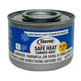 2 pk Sterno Safe Heat Canned Fuel 4-Hour